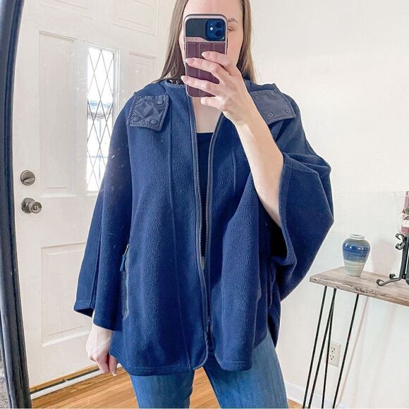 Patagonia Synchilla Fleece Poncho Blue XS/S - Picture 10 of 10